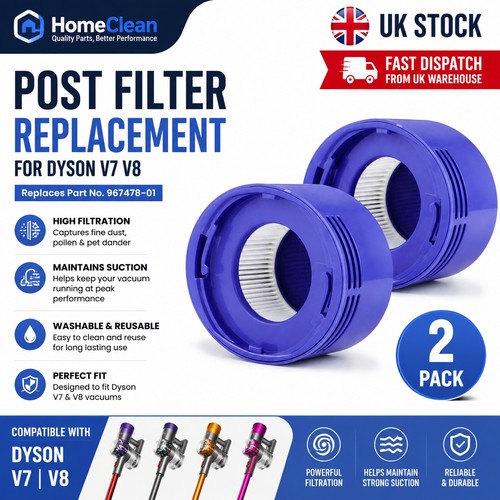 2pcs post motor - filters, for